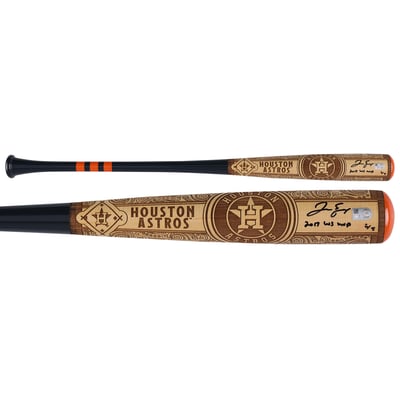 George Springer Houston Astros Autographed Fanatics Authentic Pillbox Bat Company Mural Series Bat with "2017 WS MVP" Inscription - Limited Edition of 5