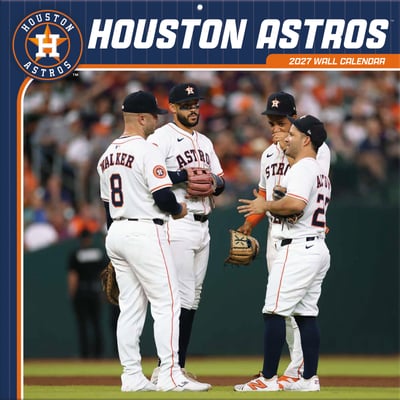 Houston Astros 2027 12” x 12” Team Wall Calendar