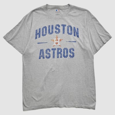 Houston Astros Genuine Merchandise 2010s T-shirt - Heather Gray - L by Fanatics Real Vintage