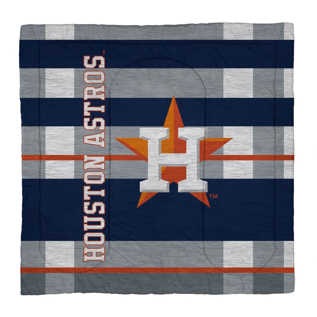 Houston Astros Heathered Stripe 3-Piece Full/Queen Bed Set