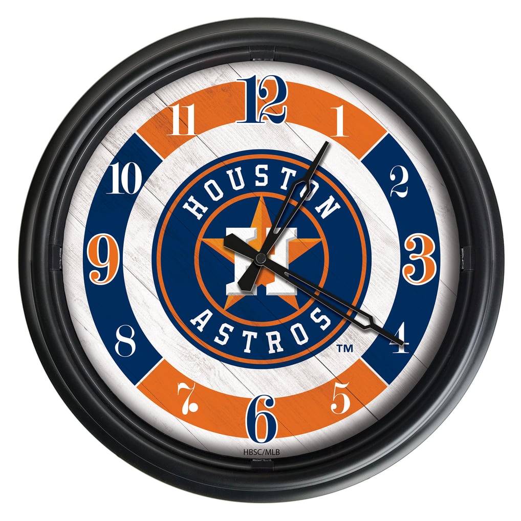 Houston Astros Indoor/Outdoor LED Wall Clock