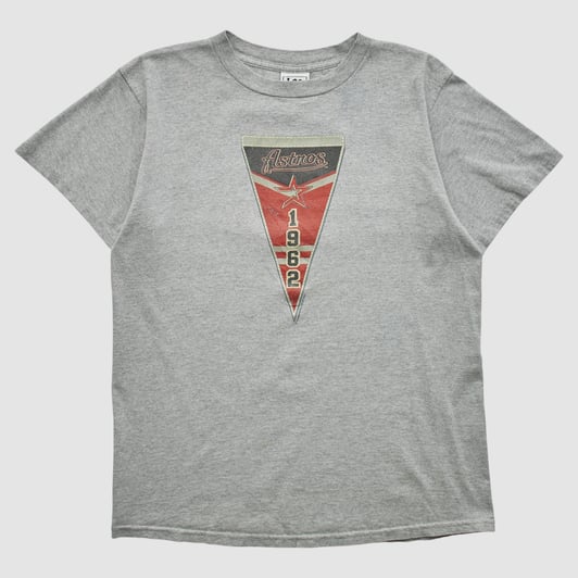 Houston Astros Lee Apparel 2000s T-shirt - Heather Gray - M by Fanatics Real Vintage