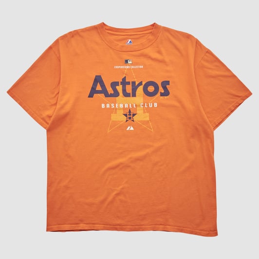 Houston Astros Majestic 2010s T-shirt - Orange - XL by Fanatics Real Vintage