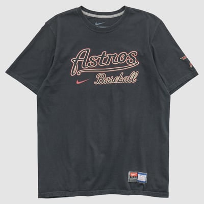 Houston Astros Nike 2010s T-shirt - Black - M by Fanatics Real Vintage