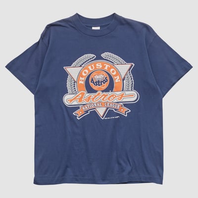 Houston Astros Trench 1991 T-shirt - Navy - S by Fanatics Real Vintage