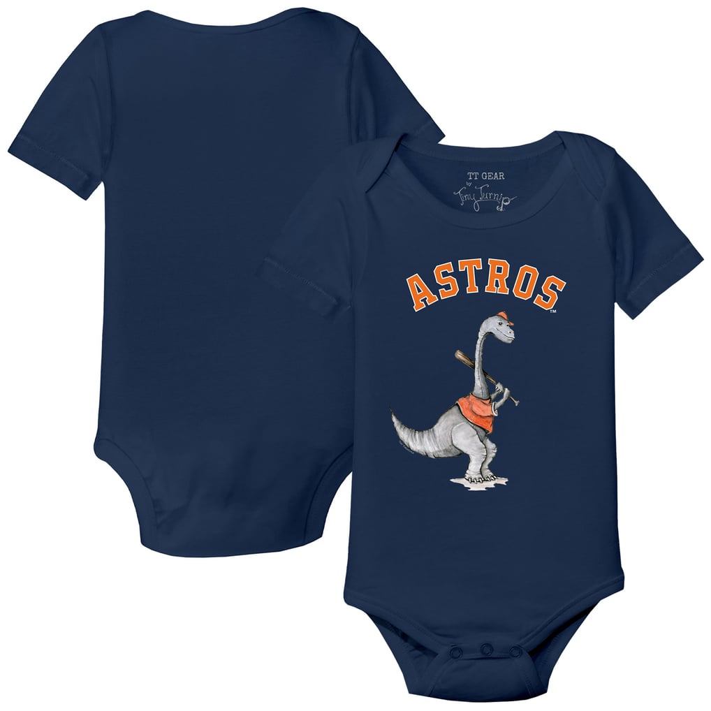 Houston Astros Tiny Turnip Infant Bronto Bodysuit - Navy