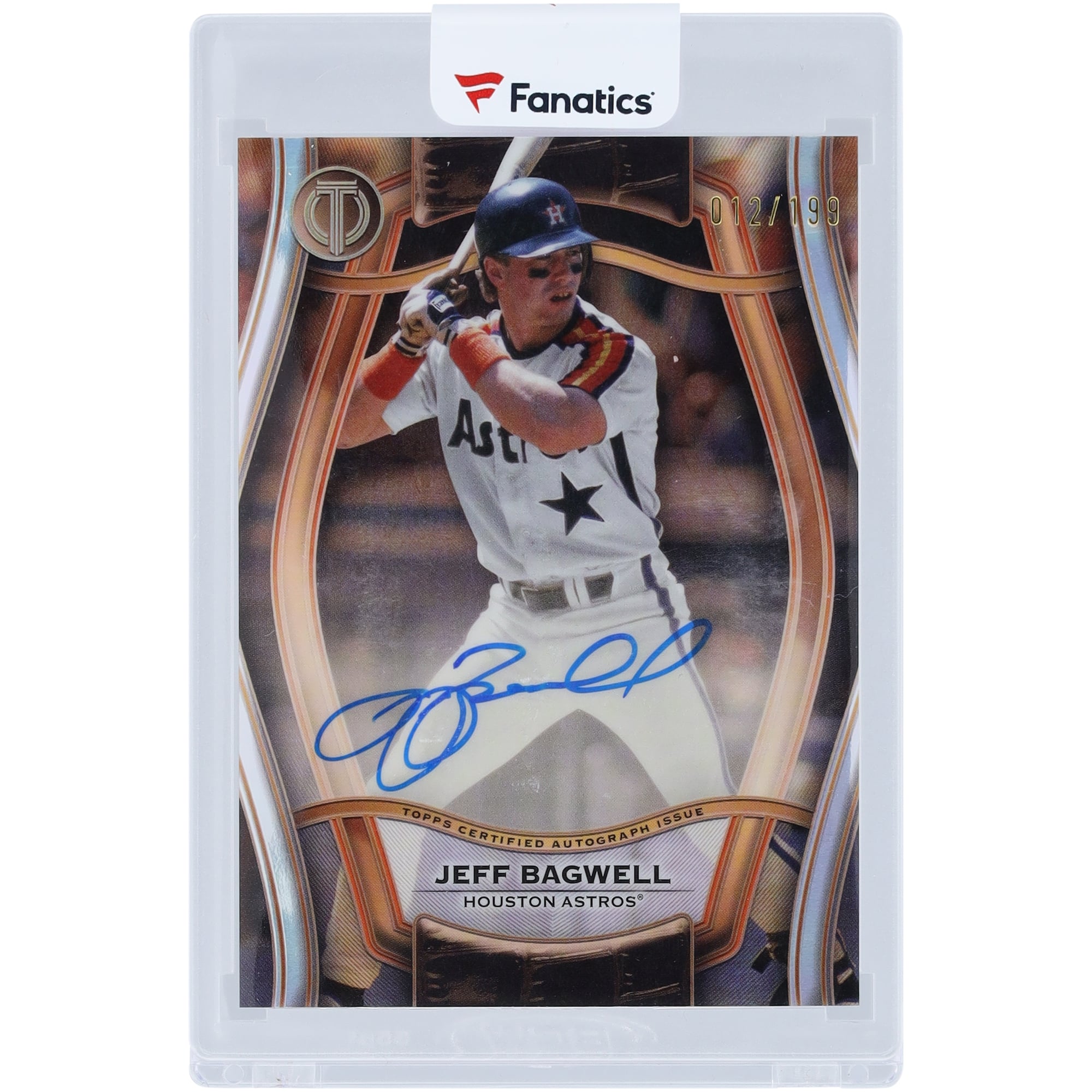 Jeff Bagwell Houston Astros Autographed 2025 Topps Tribute #PTGA 