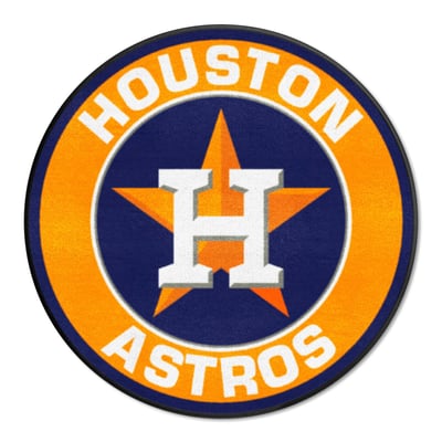 Houston Astros Logo Brands 27" Diameter Roundel Mat