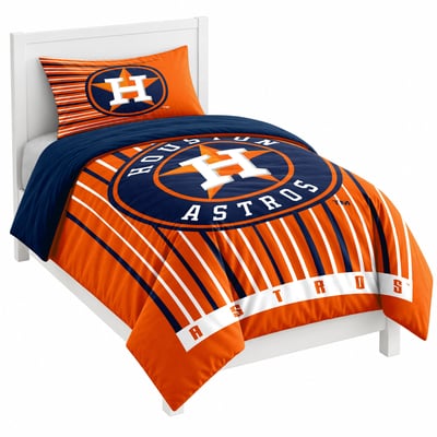 Houston Astros Logo Brands Momentum Two-Piece Twin Bedding Set