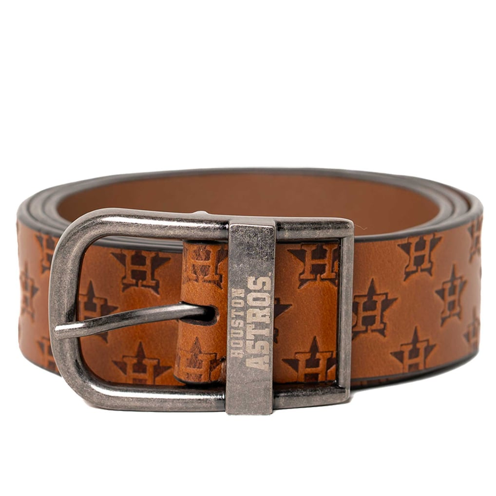 Houston Astros Lusso Saul Belt - Brown