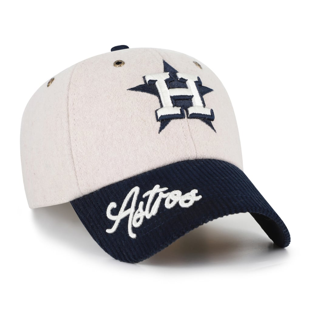 Houston Astros '47 Rope Script Clean Up Adjustable Hat - Natural/Navy