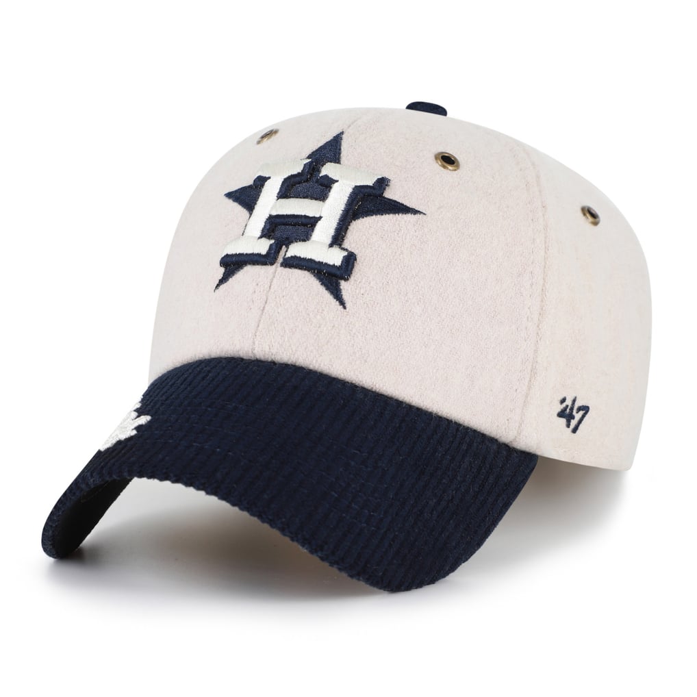 Houston Astros '47 Rope Script Clean Up Adjustable Hat - Natural/Navy
