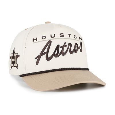  Houston Astros '47 Neutral Terrain Hitch Rope Adjustable Hat - Natural/Tan