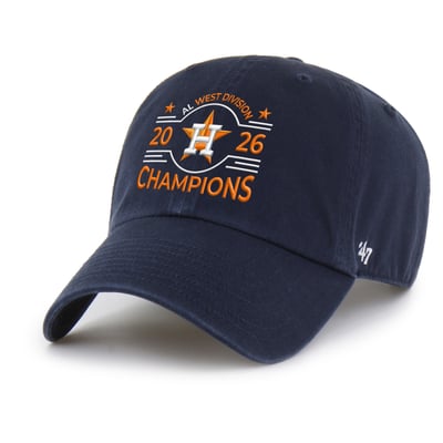  Houston Astros '47 2026 AL West Division Champions Clean Up Adjustable Hat - Navy