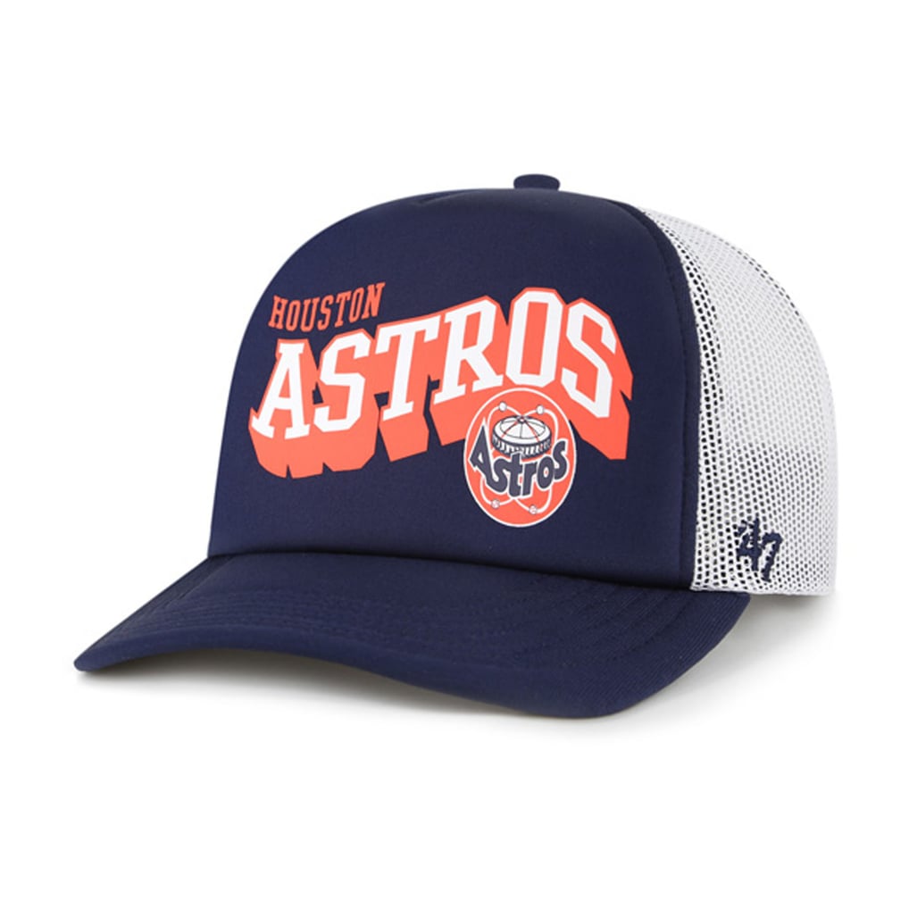 Houston Astros '47 Meander Foam Trucker Snapback Hat - Navy
