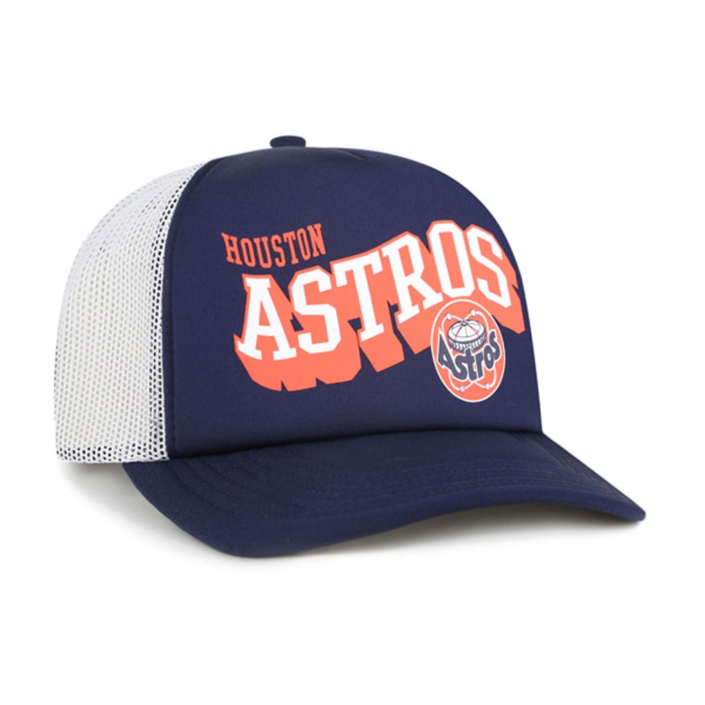 Houston Astros '47 Meander Foam Trucker Snapback Hat - Navy