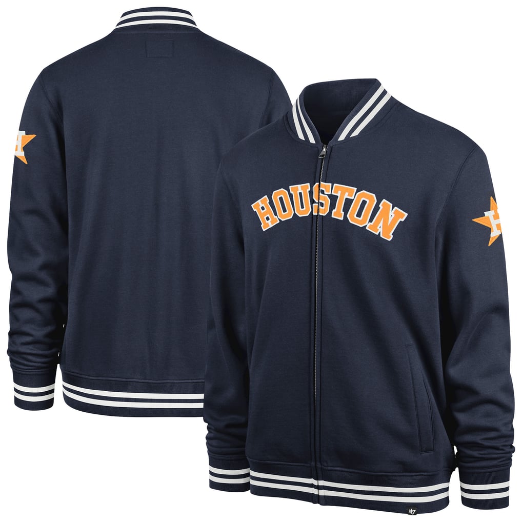 Houston Astros '47 Wax Pack Pro Camden Full-Zip Track Jacket - Navy