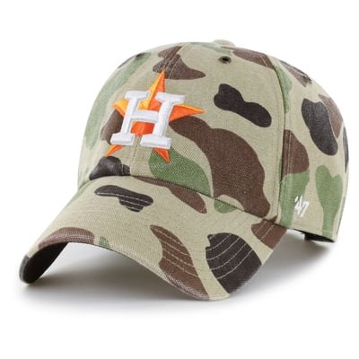 Houston Astros Carhartt x '47 Duck Clean Up Adjustable Hat - Camo