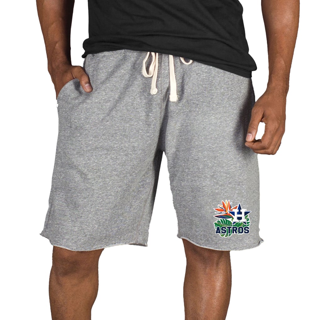 Houston Astros Concepts Sport Mainstream Tri-Blend Shorts - Gray