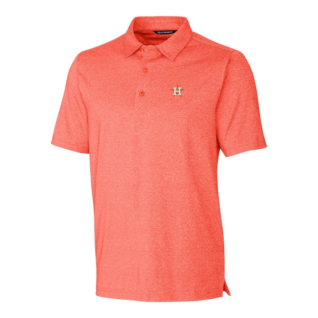Houston Astros Cutter & Buck Forge Stretch Polo - Heathered Orange