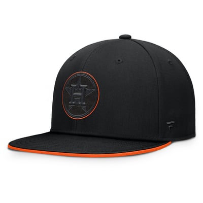  Houston Astros Fanatics Glint Snapback Hat - Black