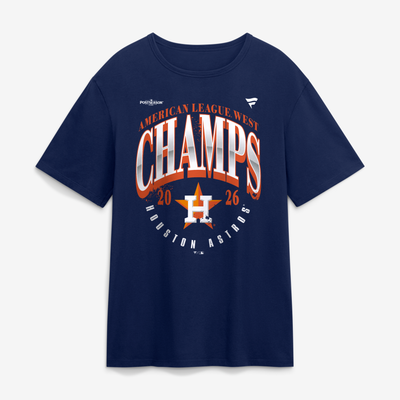 Houston Astros Fanatics 2026 AL West Division Champions Locker Room Big & Tall T-Shirt - Navy