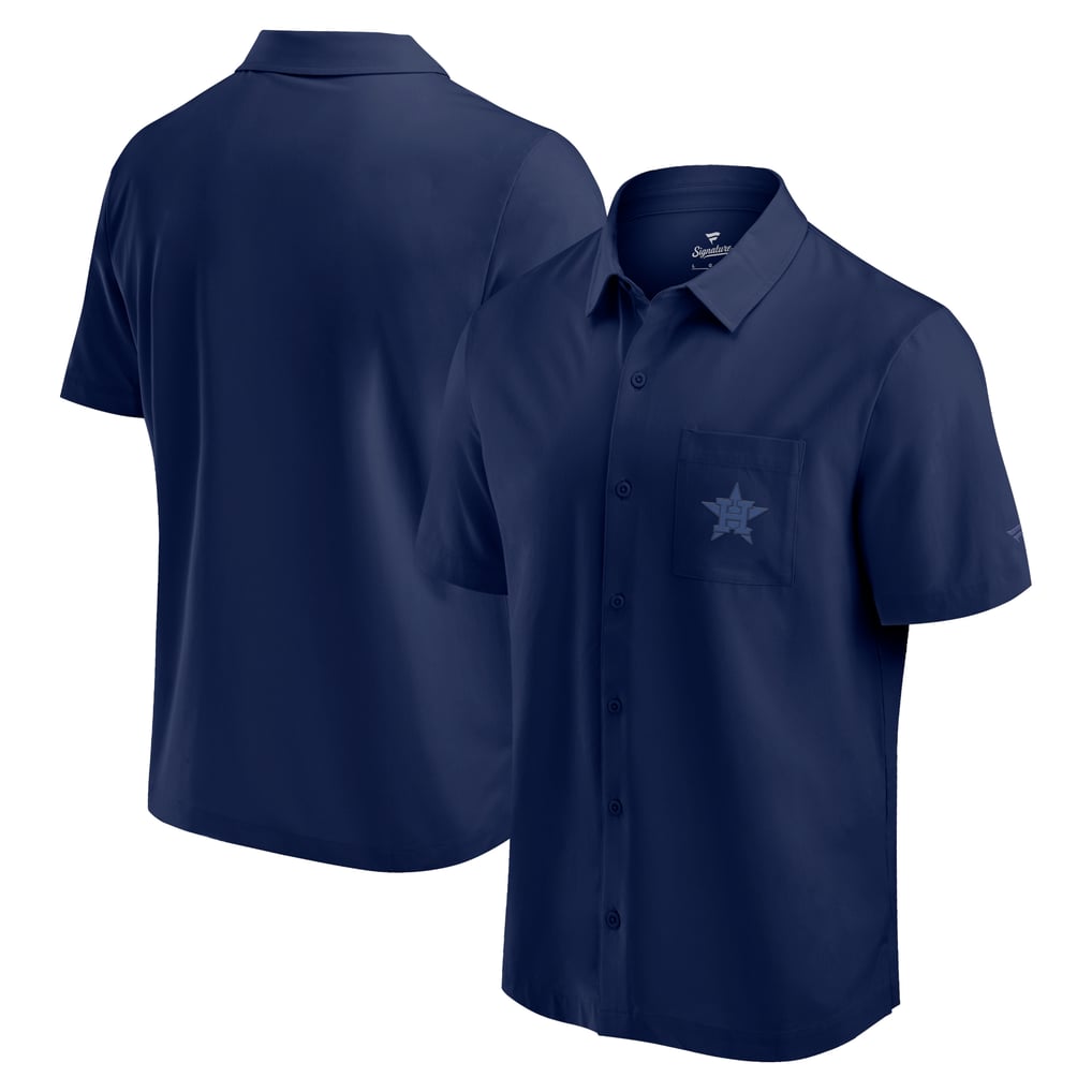 Houston Astros Fanatics Front Office Button-Up Shirt - Navy