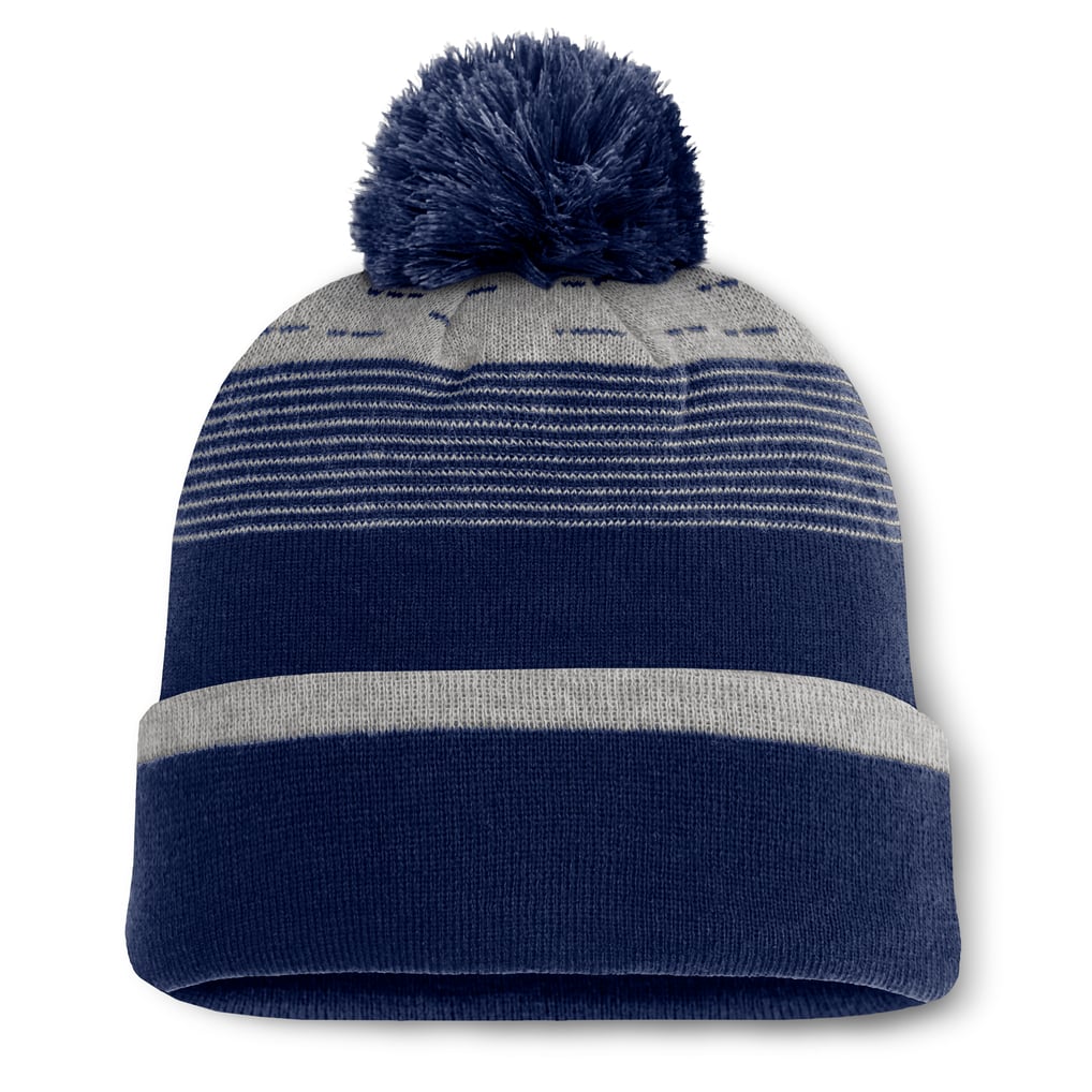 Houston Astros Fanatics Fundamental Gradient Cuffed Knit Hat with Pom - Navy