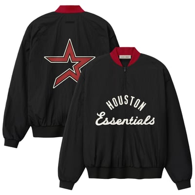Houston Astros Fear of God x MLB Quarter-Zip Pullover - Black