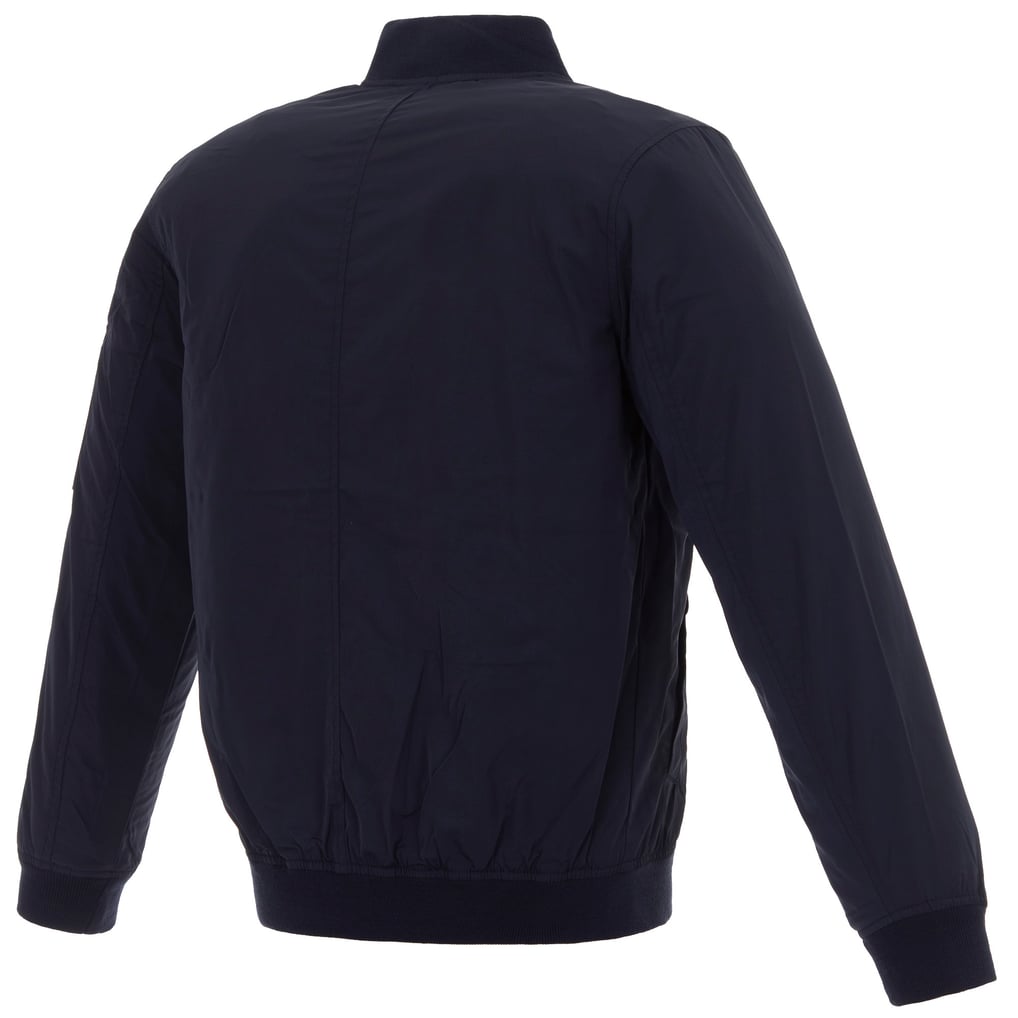 Houston Astros JH Design Nylon Bomber Jacket with Embroidered Logo - Navy