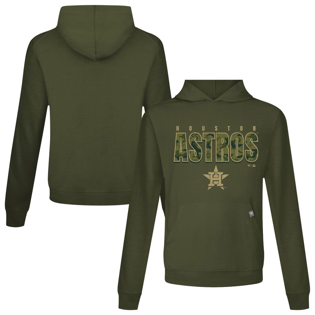  Houston Astros Levelwear Relay Protect Pullover Hoodie - Green