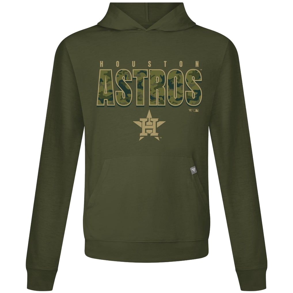  Houston Astros Levelwear Relay Protect Pullover Hoodie - Green