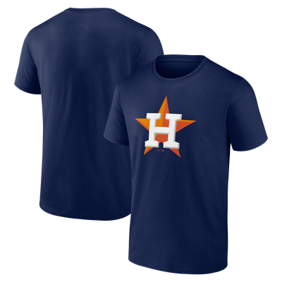 Houston Astros Logo Athletic Official Logo T-Shirt - Navy