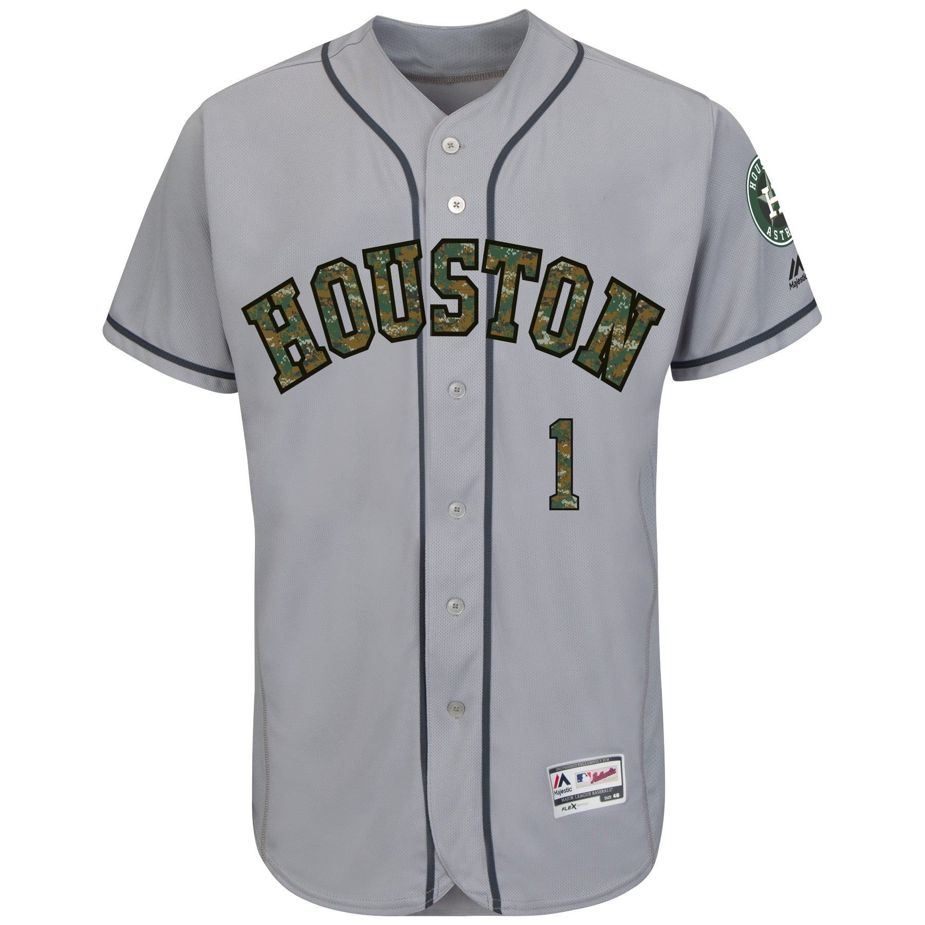 Men's Houston Astros Carlos Correa Majestic Gray Fashion 2016