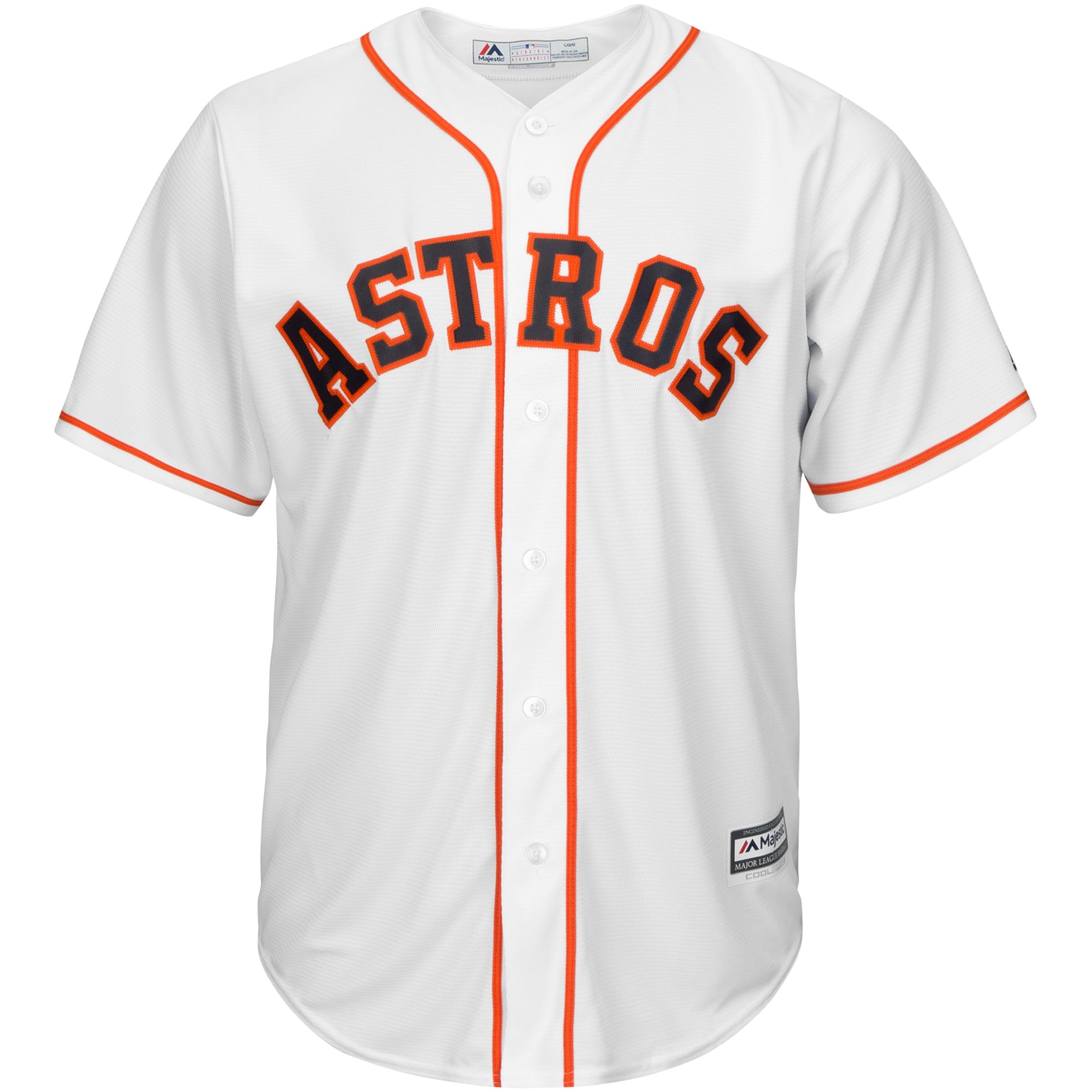 Men's Houston Astros Carlos Correa Majestic White Home Cool Base