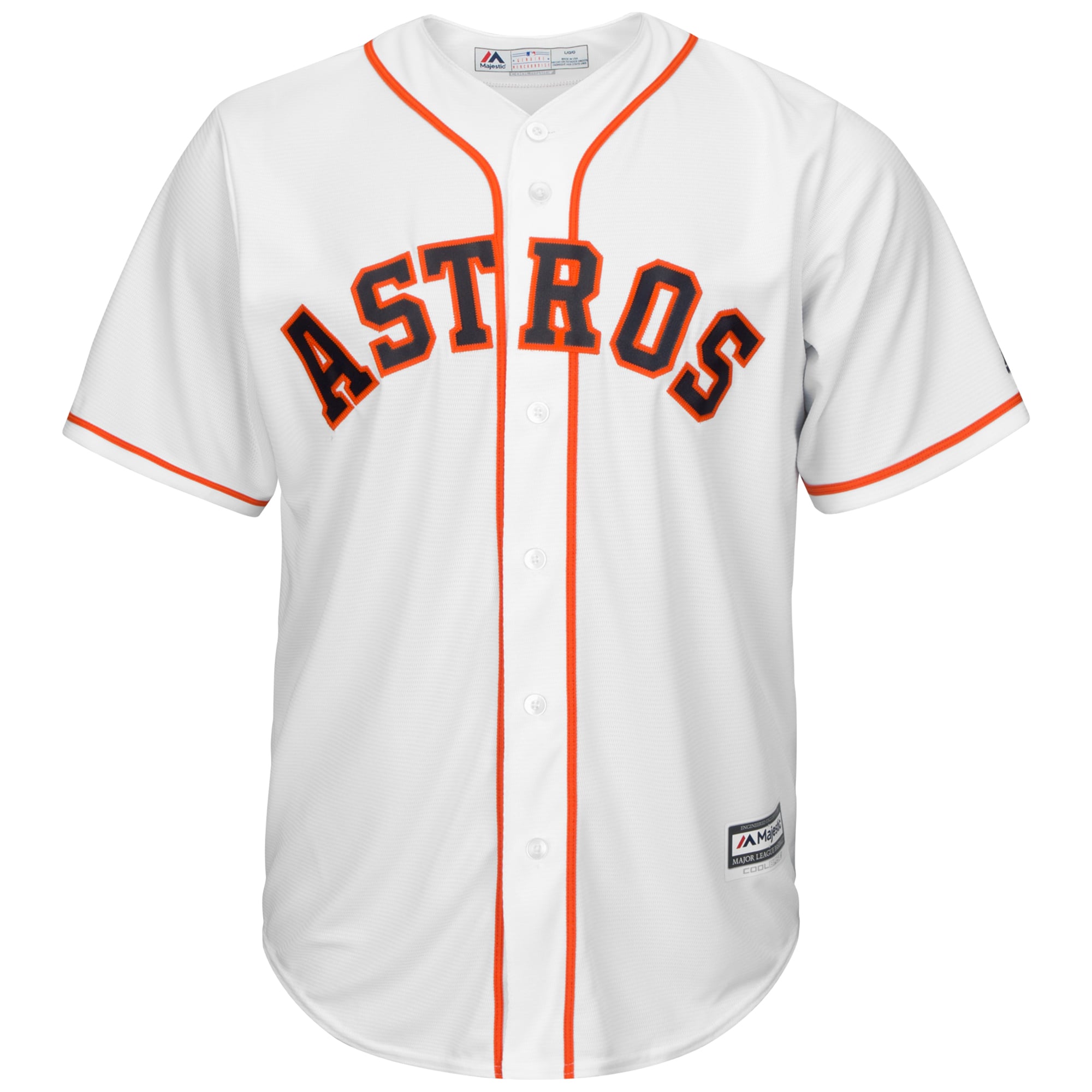 Men's Houston Astros Jake Marisnick Majestic Home White Cool Base