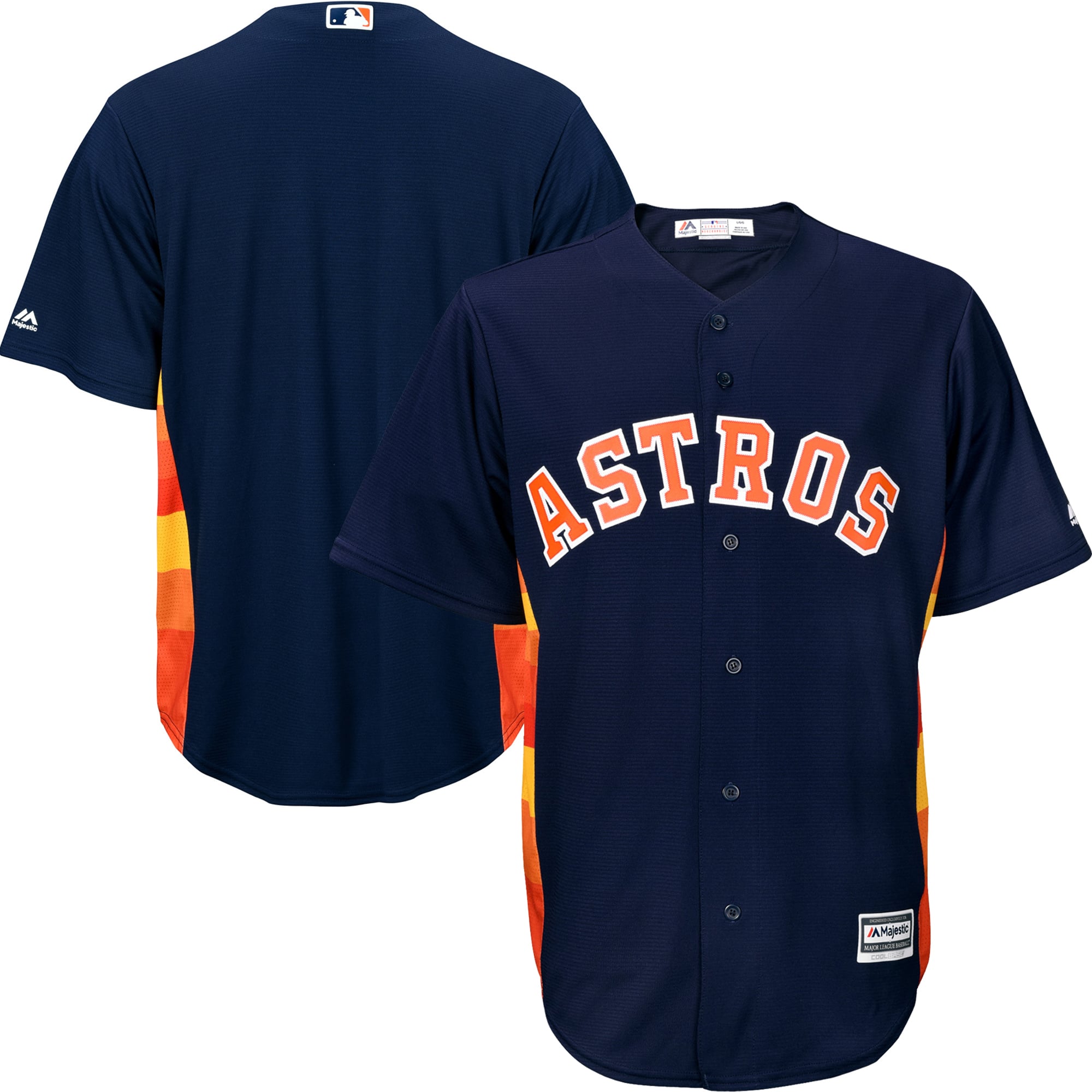 Men's Houston Astros Majestic Navy Alternate Cool Base Jersey