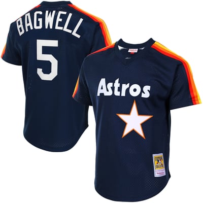 Maillot De Baseball Houston Astros Craig Biggio - Collection Cooperstown, Russell Athletic, Taille XL, Blanc