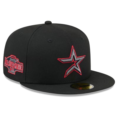  Houston Astros New Era Color Pop 59FIFTY Fitted Hat - Black