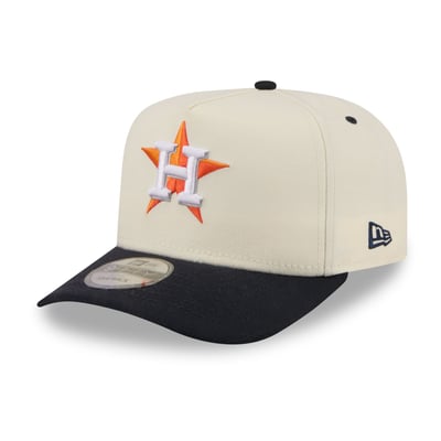  Houston Astros New Era Rear Hit 9FIFTY A-Frame Snapback Hat - Cream