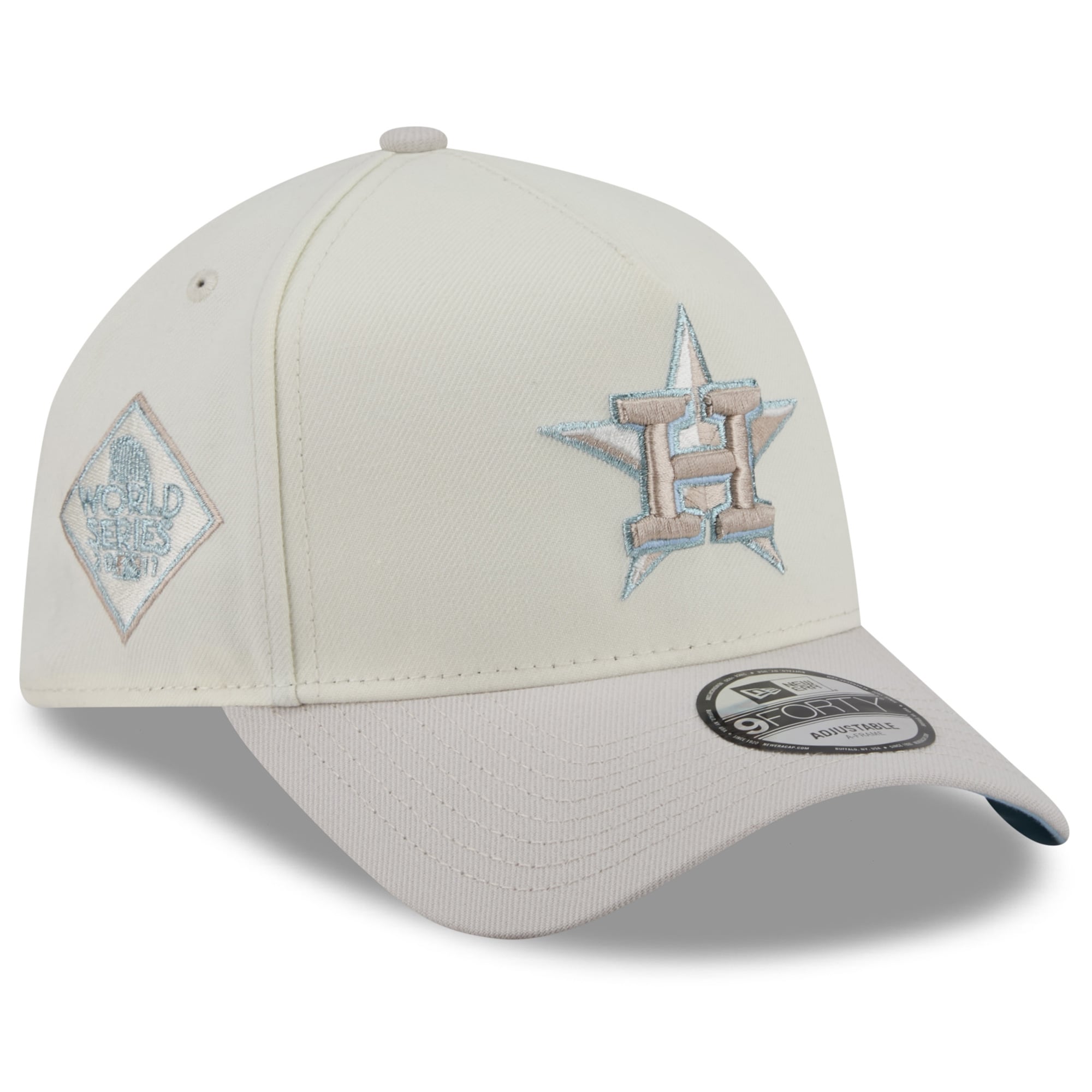 Men's Houston Astros New Era Natural Crisp Equinox World Series 9FORTY ...
