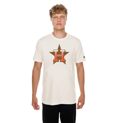 Houston Astros New Era Pumpkin Spice T-Shirt - Natural