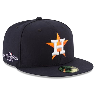 Houston Astros New Era 2026 MLB Postseason Side Patch 59FIFTY Fitted Hat - Navy