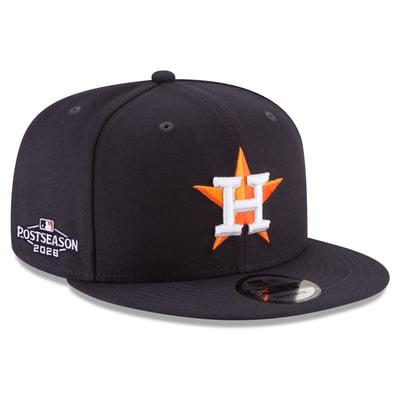 Houston Astros New Era 2026 MLB Postseason Side Patch 9FIFTY Snapback Hat - Navy