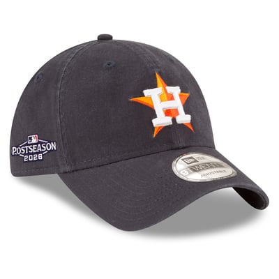 Houston Astros New Era 2026 MLB Postseason Side Patch 9TWENTY Adjustable Hat - Navy