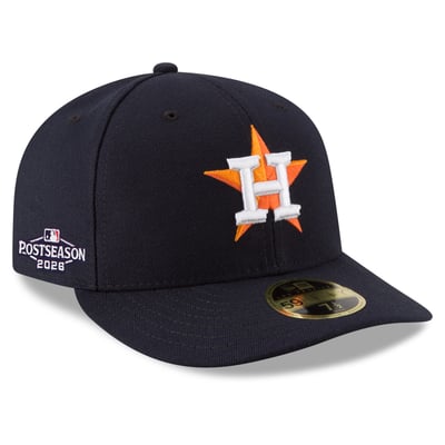 Houston Astros New Era 2026 MLB Postseason Side Patch Low Profile 59FIFTY Fitted Hat - Navy
