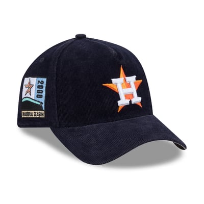Houston Astros New Era Corduroy A-Frame 59FORTY Fitted Hat - Navy