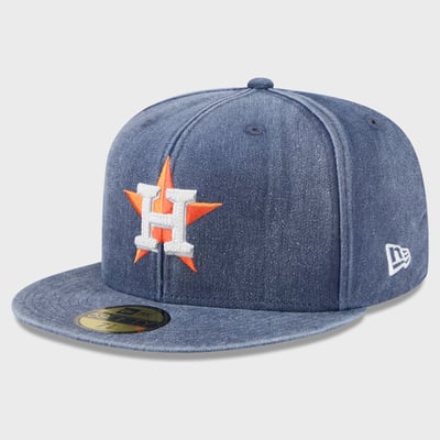  Houston Astros New Era Washed 59FIFTY Fitted Hat - Navy