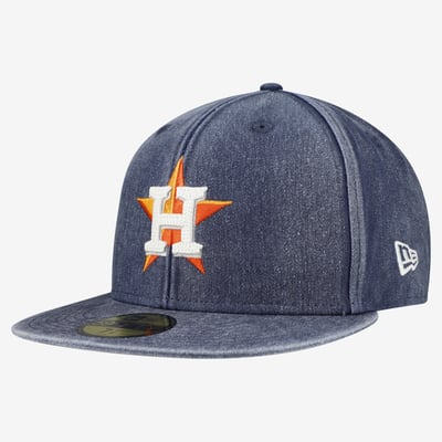  Houston Astros New Era Washed 59FIFTY Fitted Hat - Navy