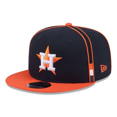 Houston Astros New Era 9FIFTY Soutache Snapback Hat - Navy/Orange